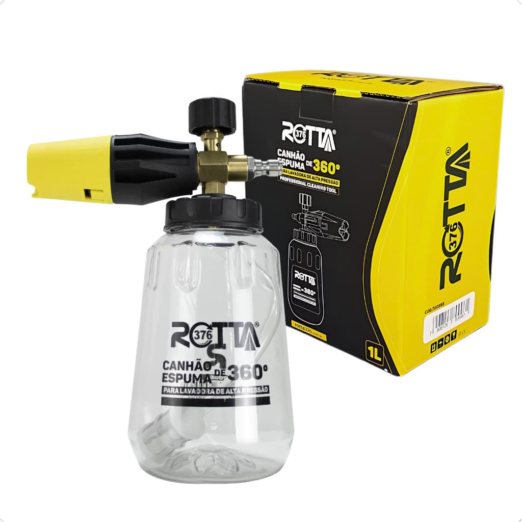 Canhão De Espuma Snow Foam 360 Profissional Para Engate Rápido Original Com Nota Fiscal