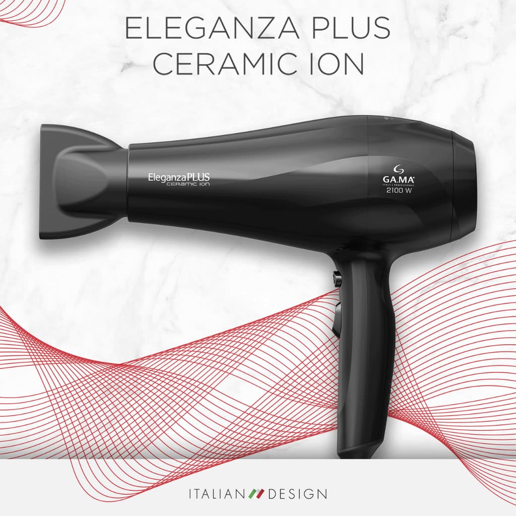 Secador de cabelo gama eleganza plus ceramic ion 2100w 127v