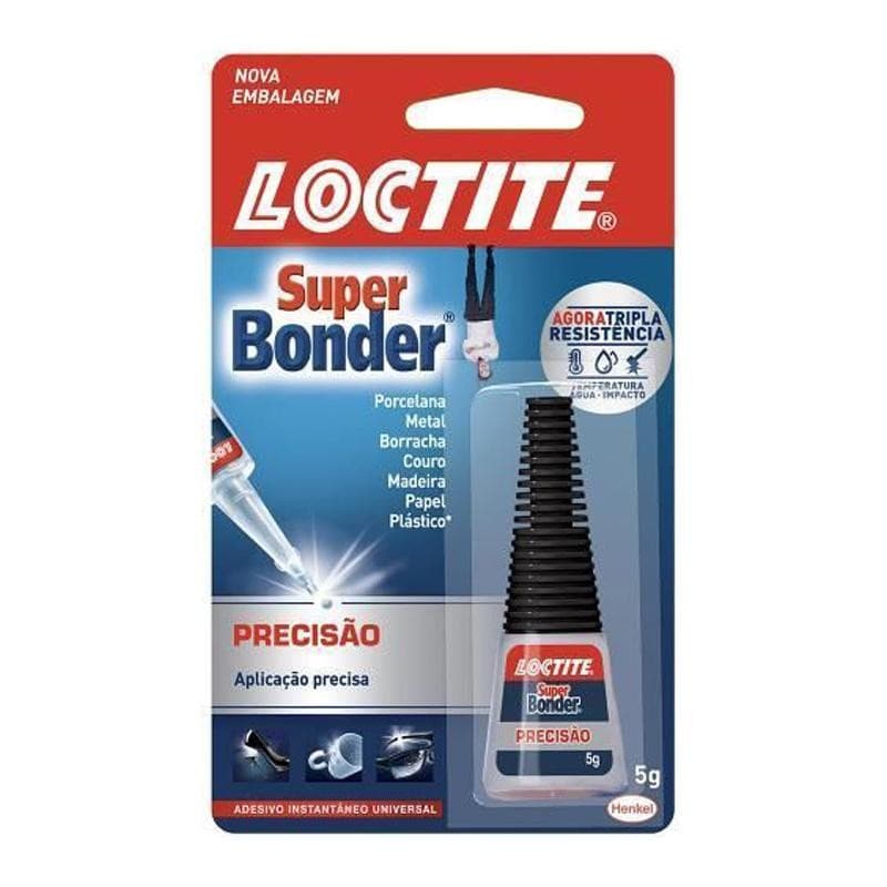 Kit Adesivo Cola Super Bonder 5g Com 24 PCs