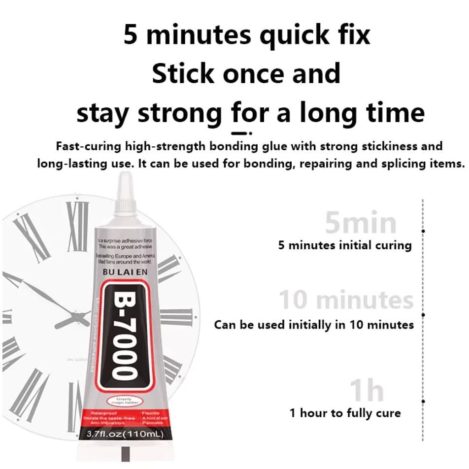 COLA 110 ML B7000 PARA COLAR TELA DE CELULARES EM GERAL