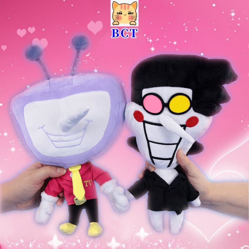 BCT ✨ 2026 Novo Deltarune Sr . Tenna Plush Cute Cartoon Spamton Brinquedos De Pelúcia Personagem De Jogo Divertido Mr Pl