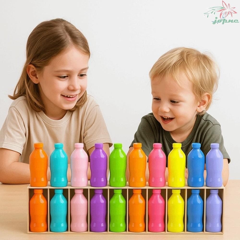 Jogo De Correspondência De Garrafas JOPNE , Emparelhamento De Memória Criativa De Pensamento Lógico , Educação Infantil