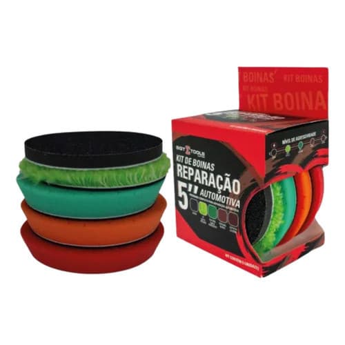 KIT COM 5 BOINAS DE 5 POLEGADAS -  REPARACAO AUTOMOTIVA SIGMA TOOLS
