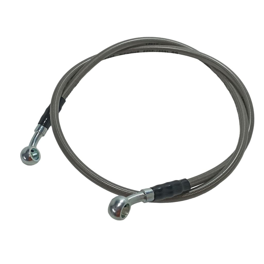 Flexível Freio Aeroquip 80 cm Moto Malha de Aço