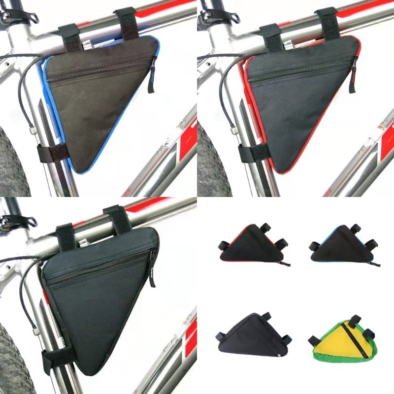 Nevʚ ɞ Bicicletas Triângulos Bolsa Durabilidade Mountain Bike Armazenamento Ciclismo Selas