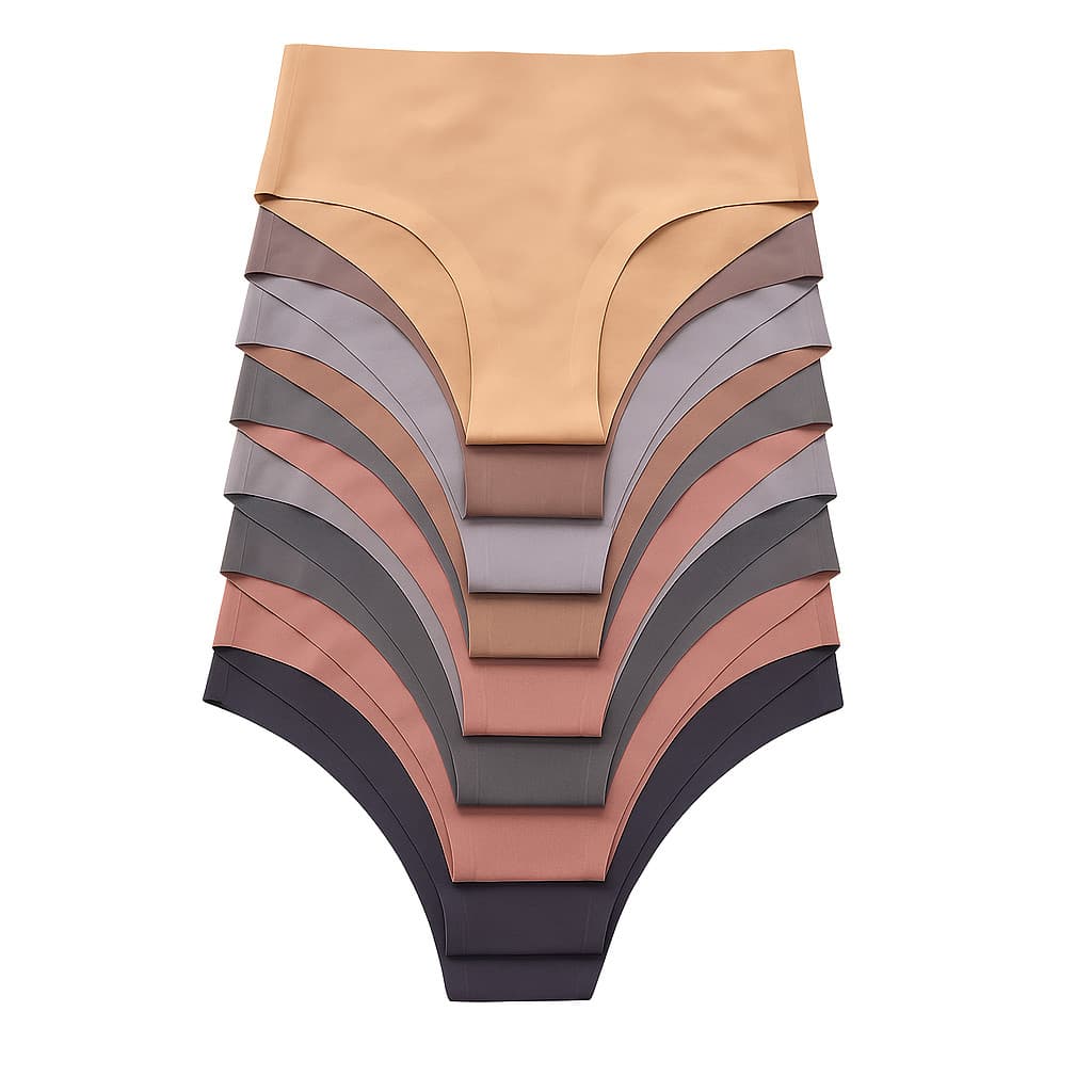 Kit 10 Calcinhas Corte à Laser Conforto sem Costura Não Marca Feminina