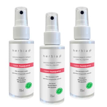 Trio Desodorante Rosa Mosqueta Clareador spray