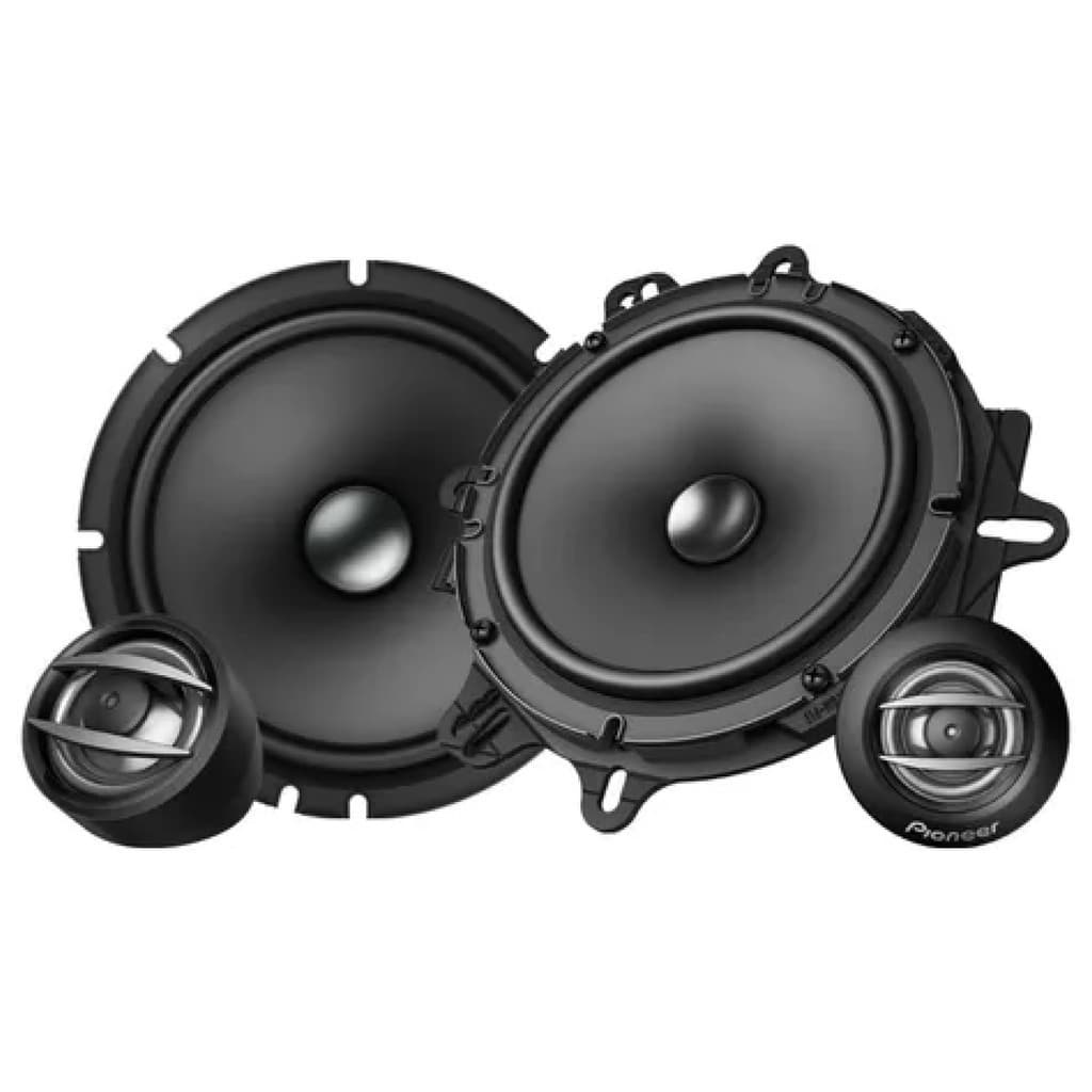 Alto Falante Kit 2 Vias Pioneer Ts-a1600c 6 Polegadas 350w Rms WOOFER TWEETER