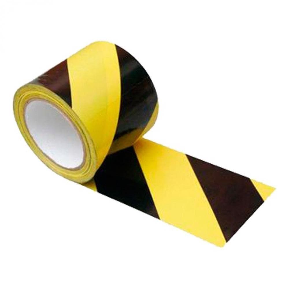 FITA ADESIVA DE DEMARCAÇÃO ZEBRADA 48 MM X 30 METROS