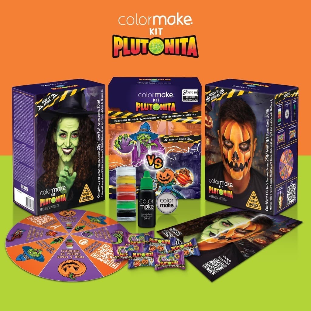 Kit Plutonita Halloween Pintura Artística - Colormake Lançamento 2024