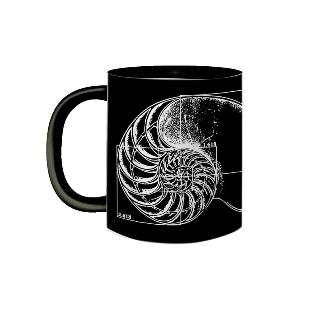 Caneca Sequência de Fibonacci Matemática Proporção Aurea