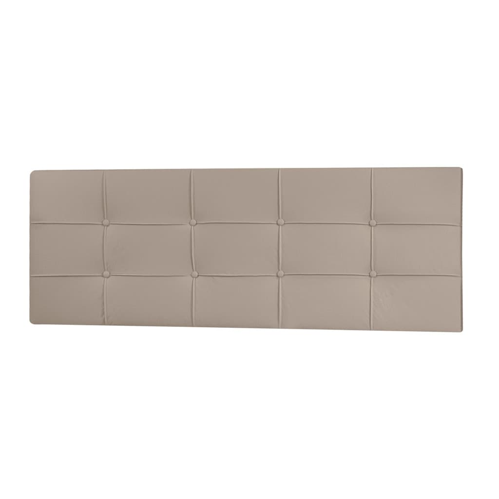 Cabeceira Painel Solteiro 90 cm Roma Corano Bege - Pallazio