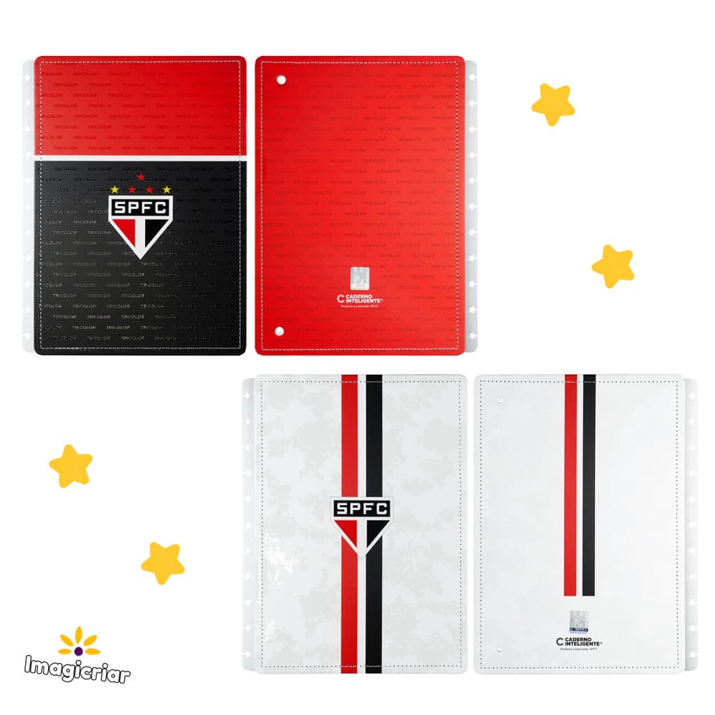 Capa e Contracapa São Paulo para Caderno Inteligente | Tamanho A5 ou Grande