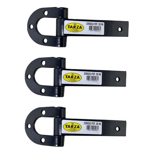 3 Un Dobradiça De Porteira Ferradura Forjada 200mm TARZA