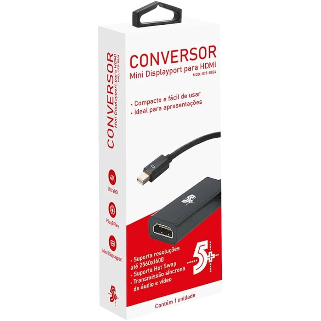 CONVERSOR DE VIDEO - MINI DISPLAYPORT PARA HDMI - 15CM
