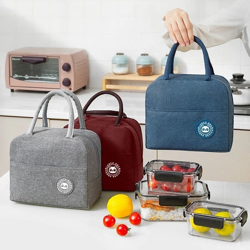 Bolsa Térmica Para Marmita Pequena Masculina Feminina Criança Adultos Lancheira Porta Almoço Janta Isolamento Térmico