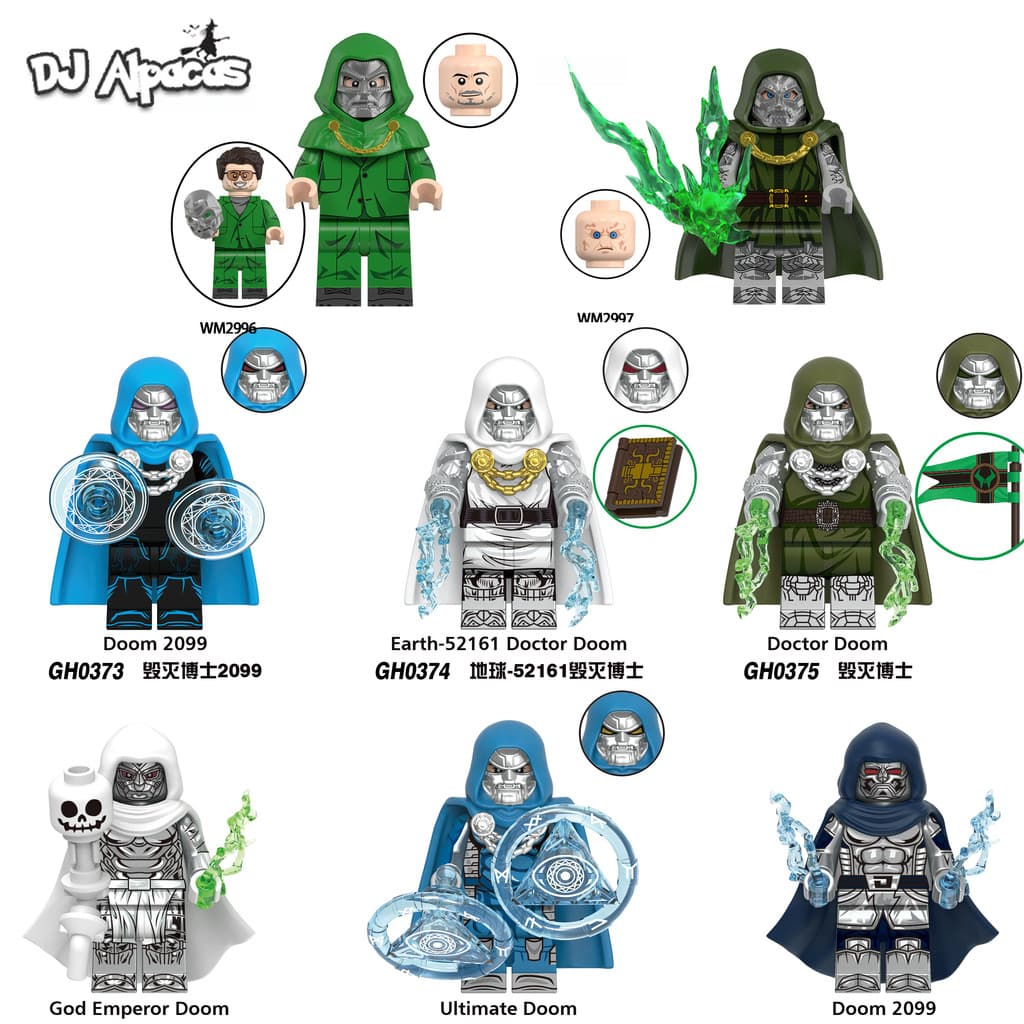 Blocos De Construção Figuras Brinquedo colecao de personagens GH0373 GH0374 GH0375 GH0376