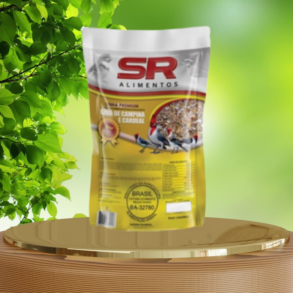 RAÇÃO GALO CAMPINA & CARDEAL PREMIUM – MIX COMPLETO 500G – SEMENTES SELECIONANDAS + EXTRUSADOS