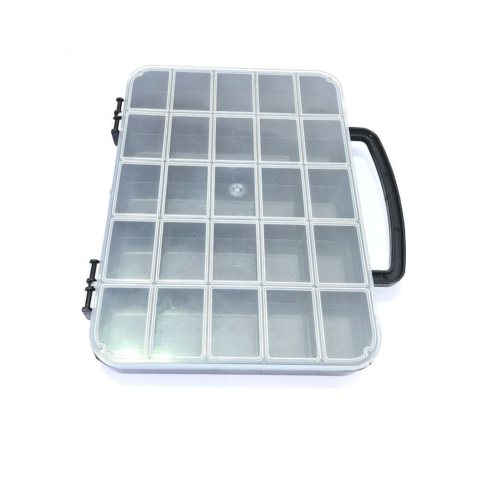 Maleta Plastica Organizadora Joy 25 Divisórias - Preta
