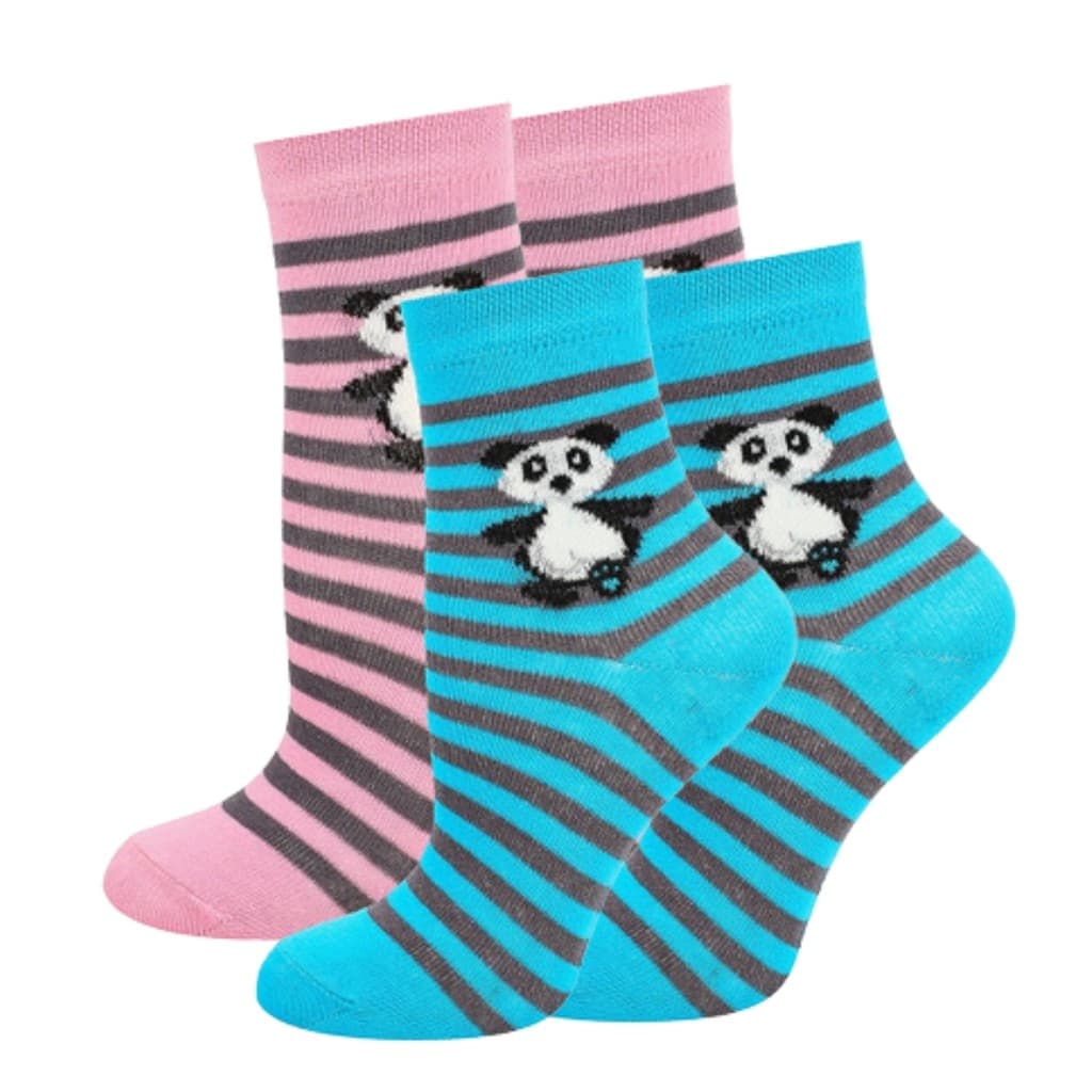 Kit Pares de Meias Cano Médio Estampadas Infantil Juvenil Menino Menina 0 até 12 anos Crianças Férias Escolar Premium