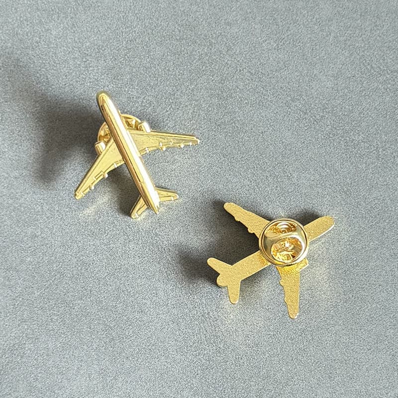 Broche De Avião De Metal Vintage DIY Moda Pino Liga Crachá Fivela Acessórios De Joias