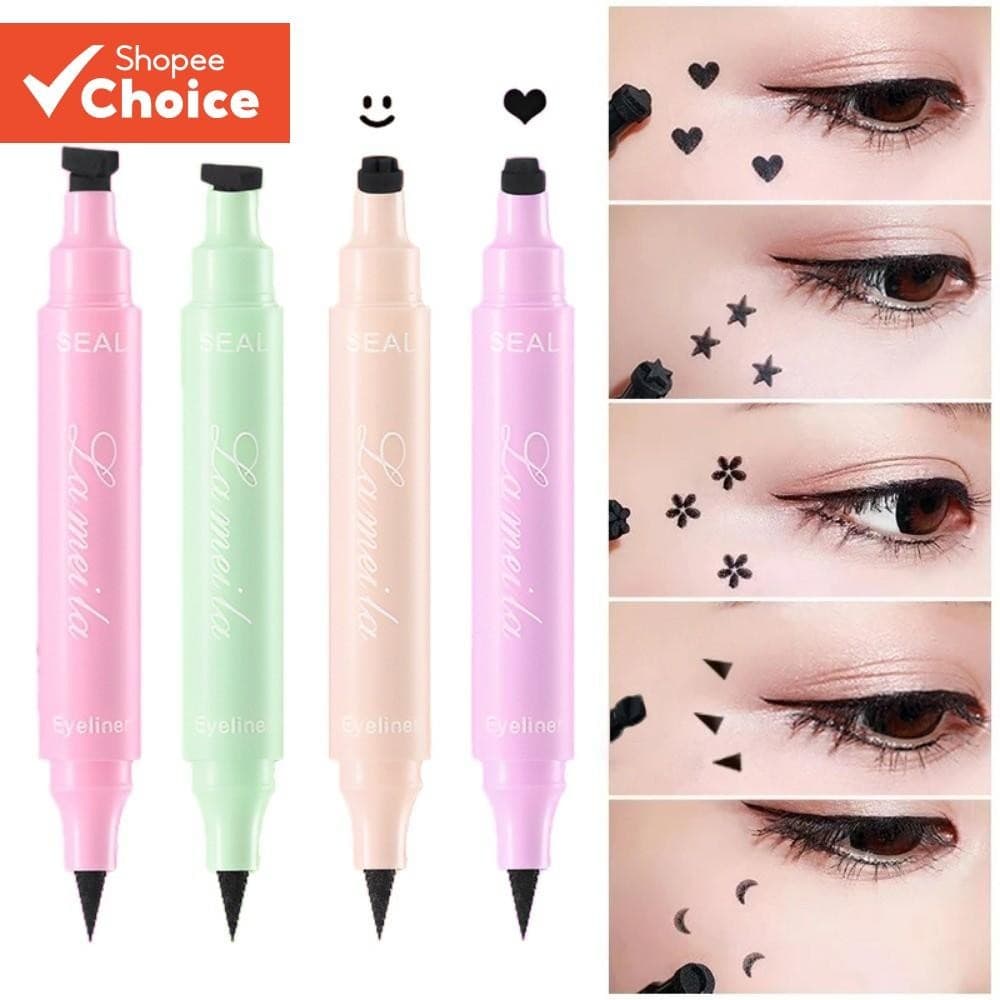 Lameila Eyeliner Stamp 8 Estilo Delineador Líquido À Prova D'água Caneta Delineadora De Longa Duração Para Maquiagem Dec