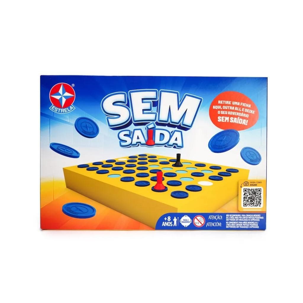 Jogo Sem Saída Estrela 3100181 - Desafio de Lógica e Estratégia para 2 a 4 Jogadores