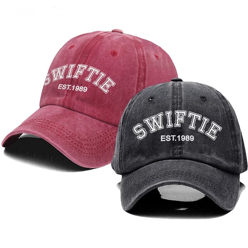 Taylor Swift 1989 Bordado Bonés De Beisebol Para Homens Mulheres Moda Macio Vintage Algodão Pai Chapéu Unissex Presentes