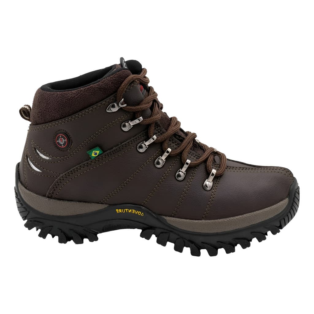 Bota Coturno Adventure Trabalho Trilha Antiderrapante Infantil ao Adulto Unisex