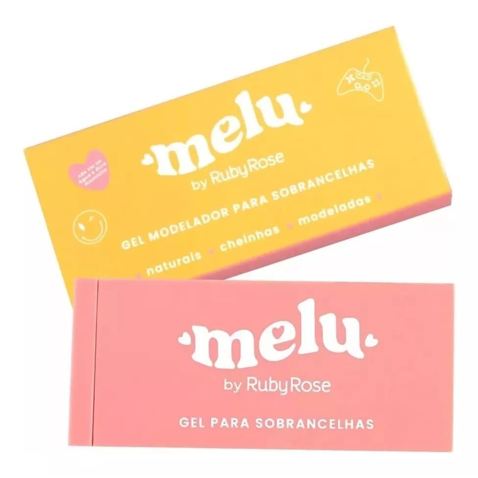 Kit 2 Un Gel Para Sobrancelha Modelador Melu - By Ruby Rose