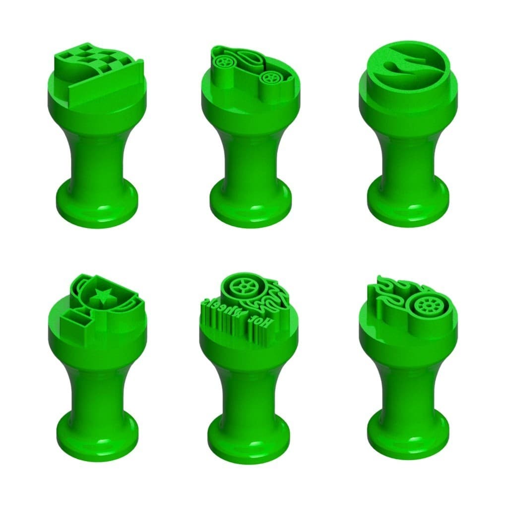 Carimbo KIT Hotweels 6 Modelos