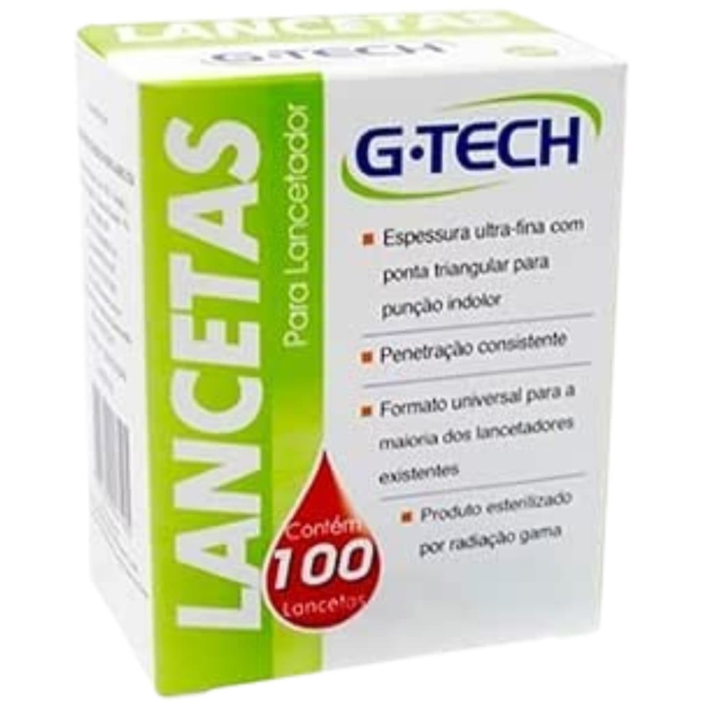 Lancetas para Lancetador G-Tech 100UN - G-Tech