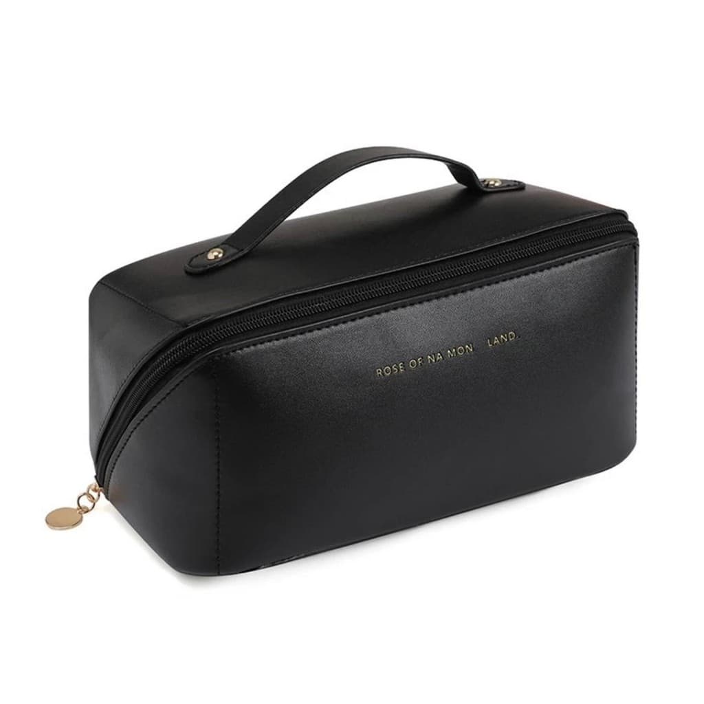 Necessaire Preta ~ Necessaire Organizadora Maquiagem e Cosmético Feminino ~ Necessaire Para Viagem ~ Necessaire Grande