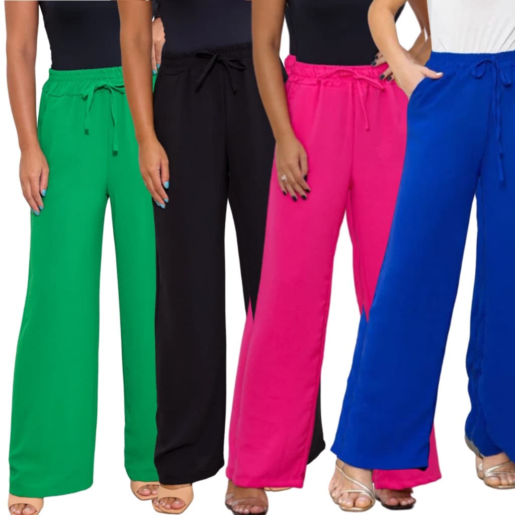 CALCALS FEMENINA DUNA LONGA  COM BOLSO jaadu