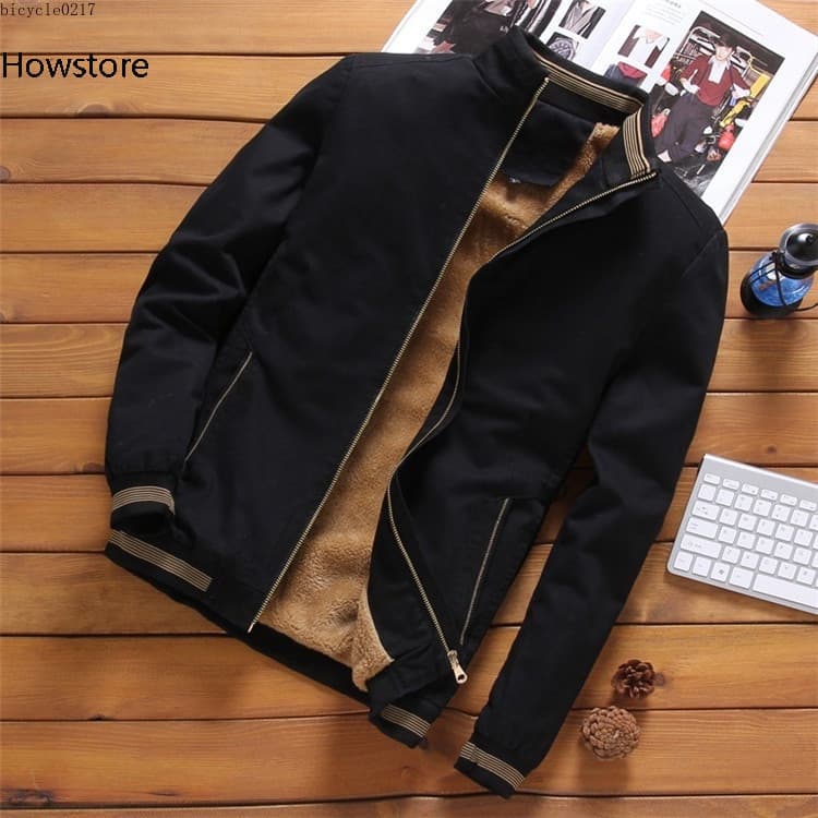 Jaquetas Velo Mountainskin Jaqueta Bomber Piloto Masculina Quente Hip Hop Moda de Beisebol Casaco Slim Fit