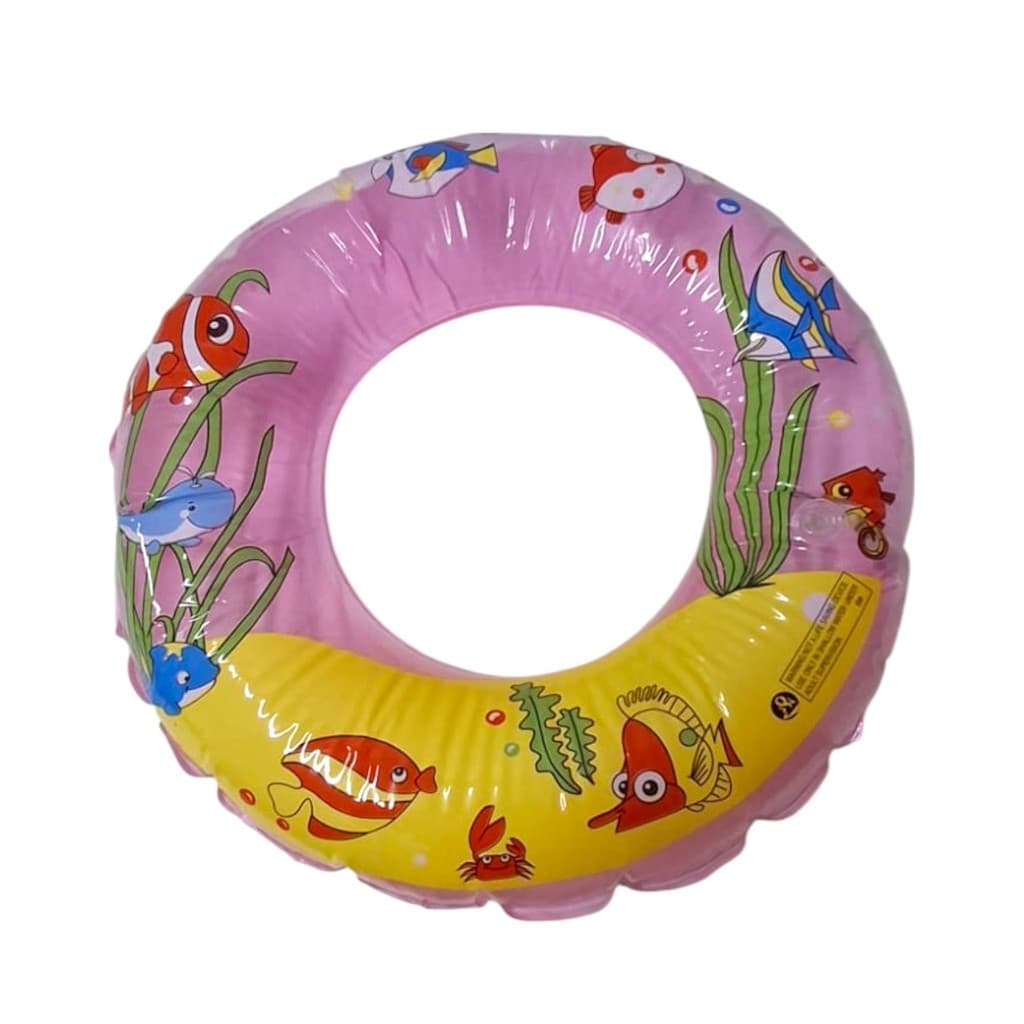 Boia Redonda Infantil 3 Anos Piscina 50cm Rosa