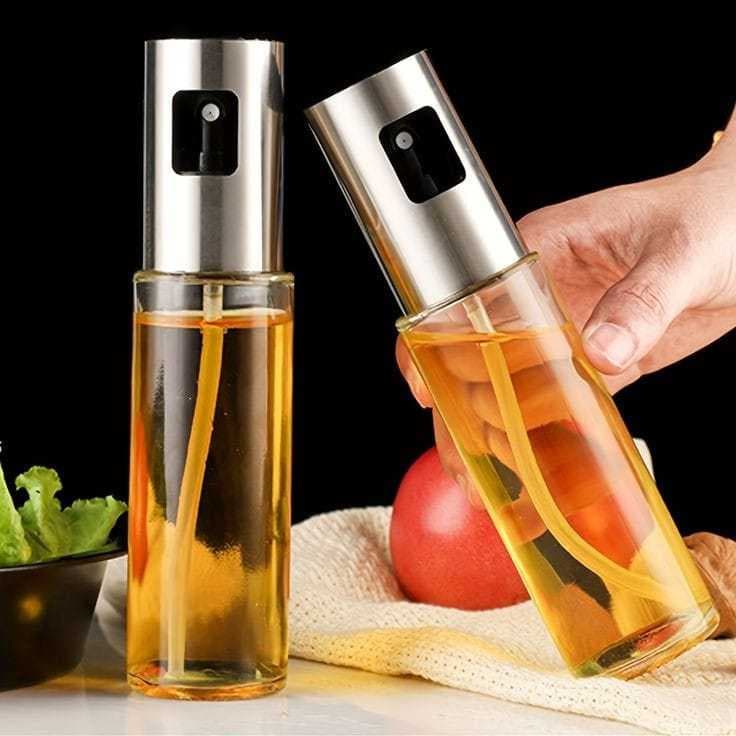 Kit 2 Spray Borrifador Azeite Vinagre Vidro 100ml