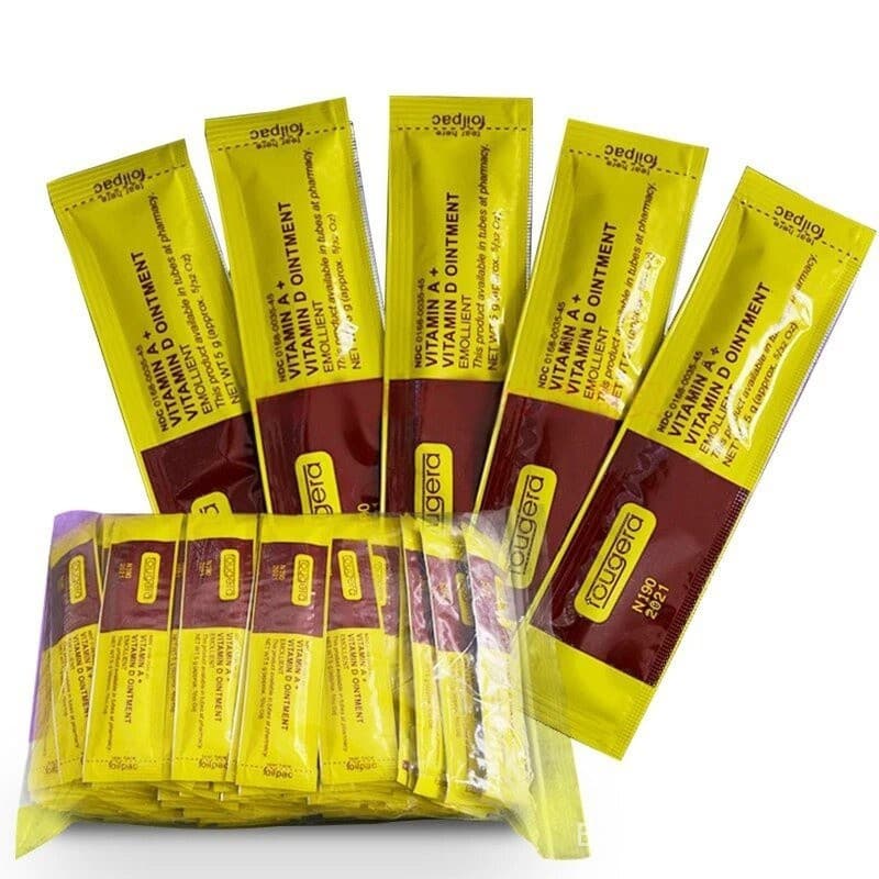 Kit 100/50/30/20s Pomada Fougera Vitamina Ad Pós Micropigmentação