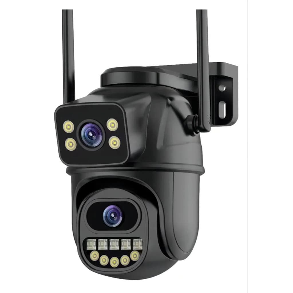 Câmera Segurança Ip A33h Lente Dupla 6mp App Cor Preto 2025 Linha PREMIUM!