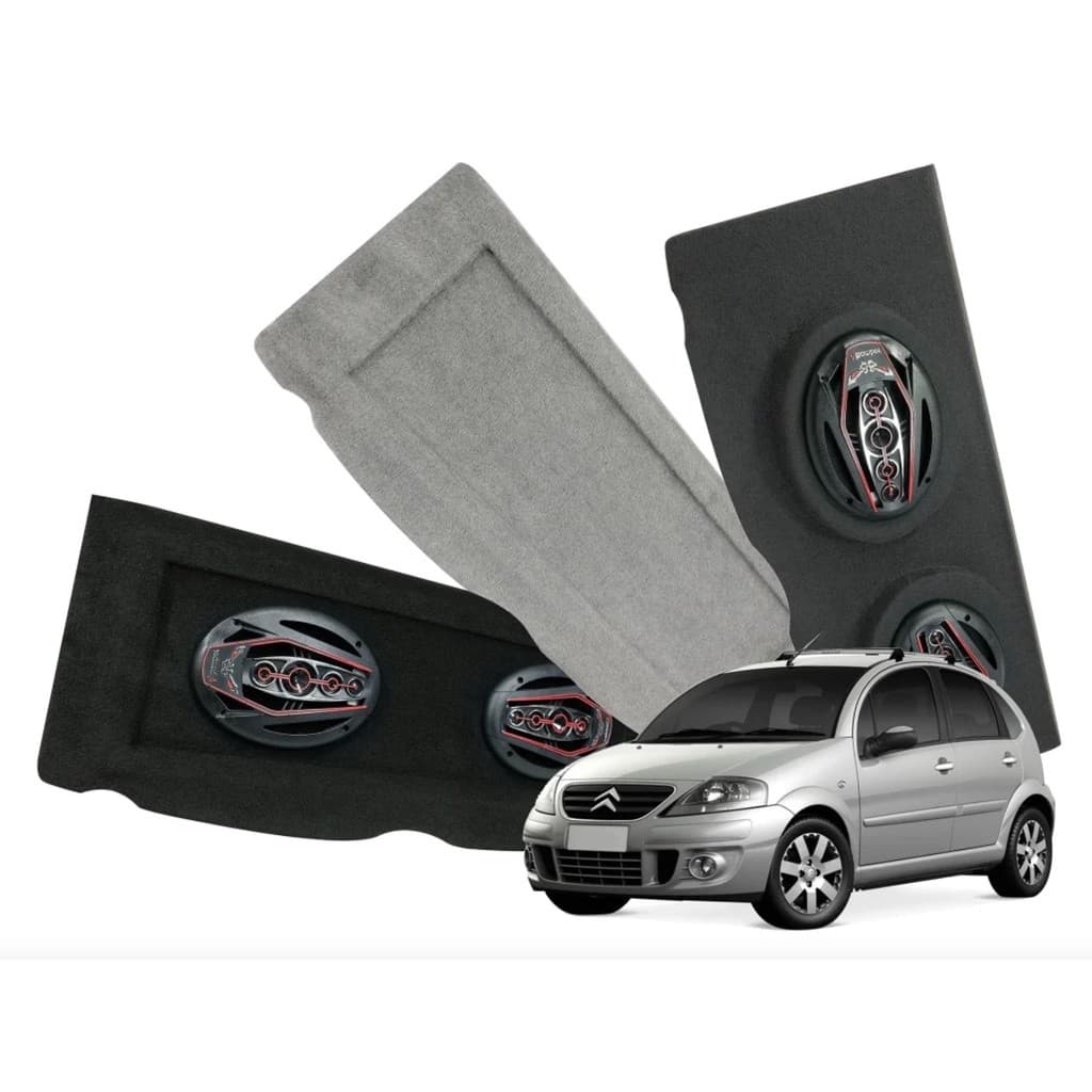 Tampão Bagagito Citroen C3 2002 A 2012 Com Cordinhas