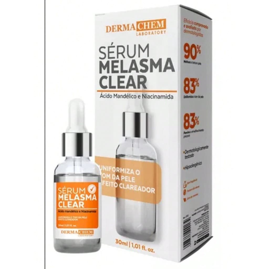 Sérum Melasma Efeito Clareador Clear Dermachem 30ml