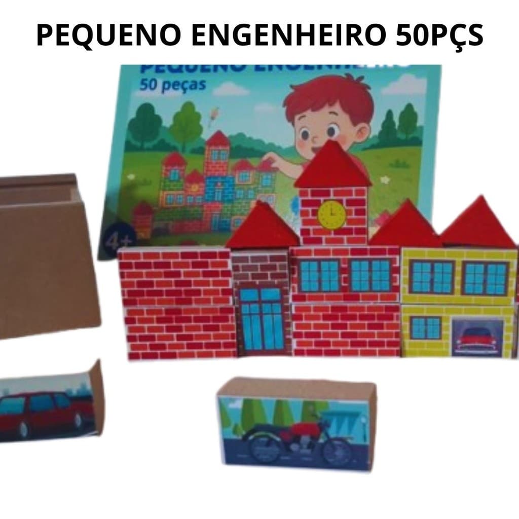PEQUENO ENGENHEIRO 50 PÇS MDF