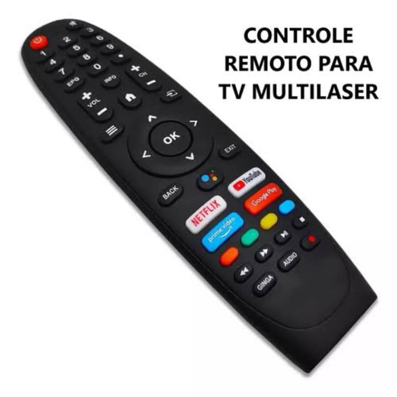 Controle Remoto Para Tv Multilaser Smart FBG 9207 SKY 9207 LE 7611 Tl042 - Tl045 - Tl046 - Substituto Compatível Tg