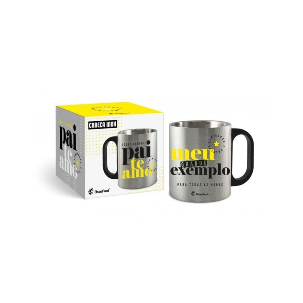 Caneca Metal Inox - Pai Te Amo