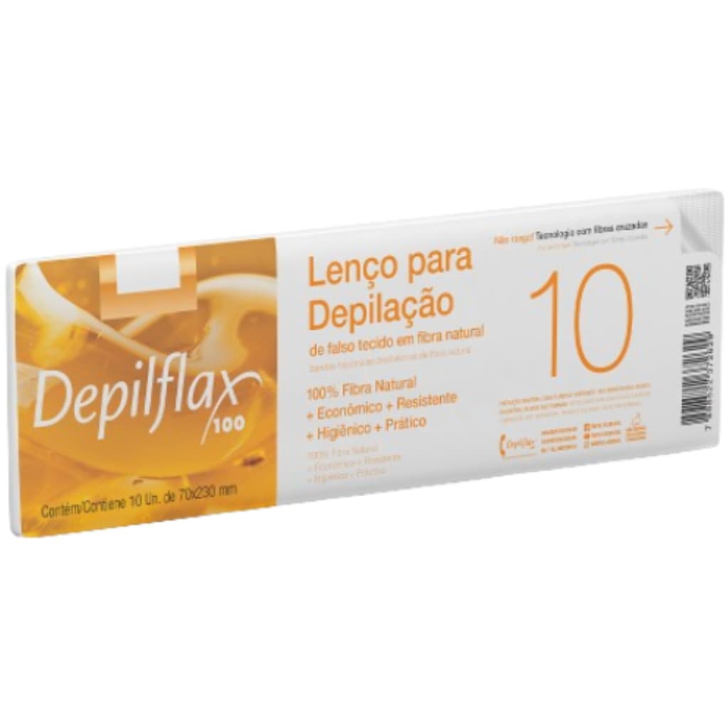 DEPILFLAX LENÇO PARA DEPILAÇÃO COM 10 UN