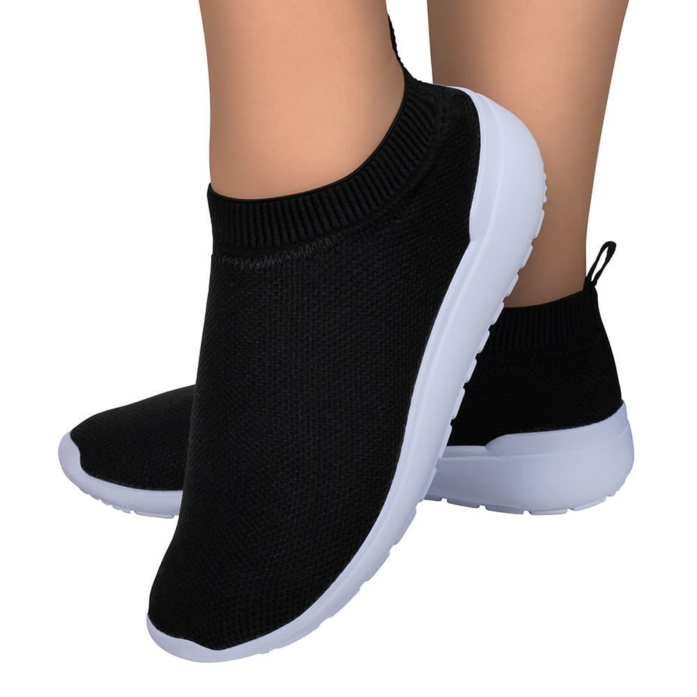 Tênis Meia Feminino Tendência Esporte Casual Respirável