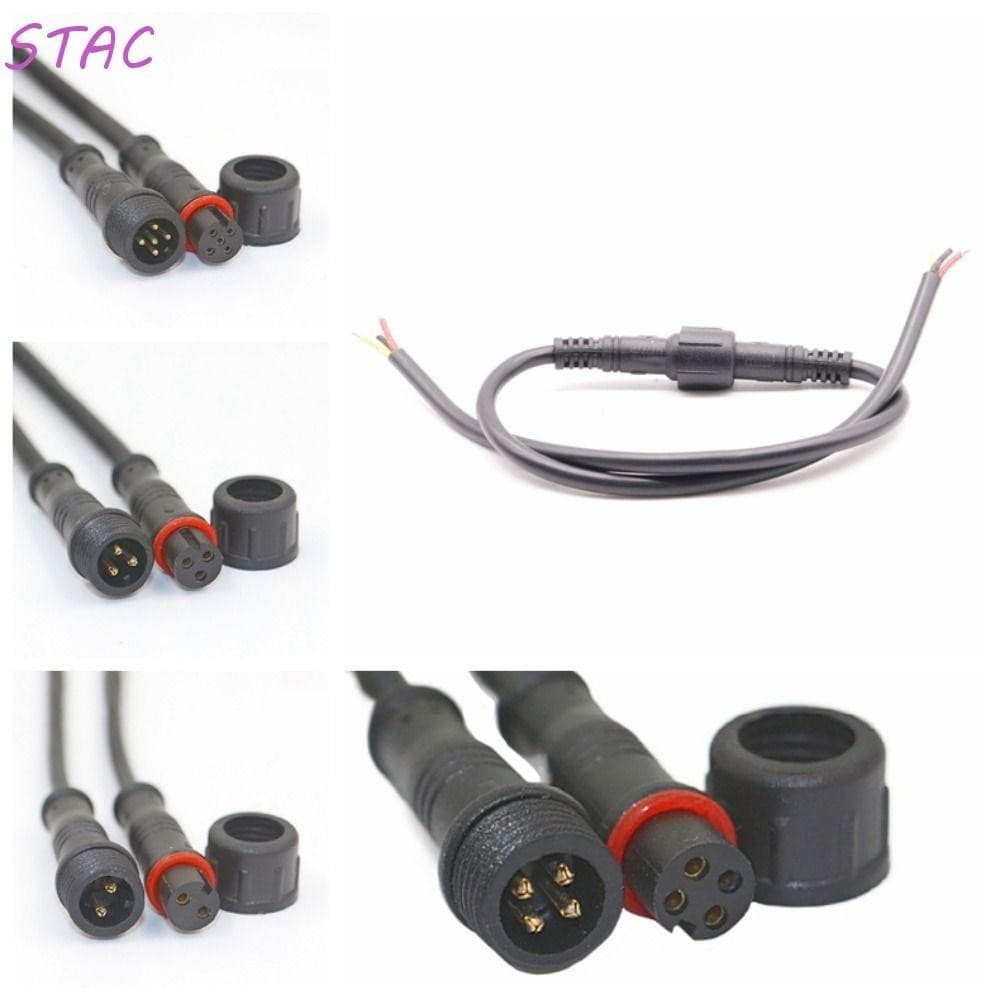 Conector De Cabo À Prova D'água LED STAC , Alças Macho Para Fêmea E Linha De Âncora De Luz De Água De 2 Pinos/3/4/5