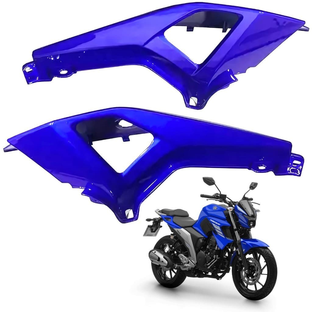 PAR CARENAGEM RABETA TRASEIRA PARAMOTOS YAMAHA FAZER 250 FZ25 2018 A 2023 PARAMOTOS YAMAHA