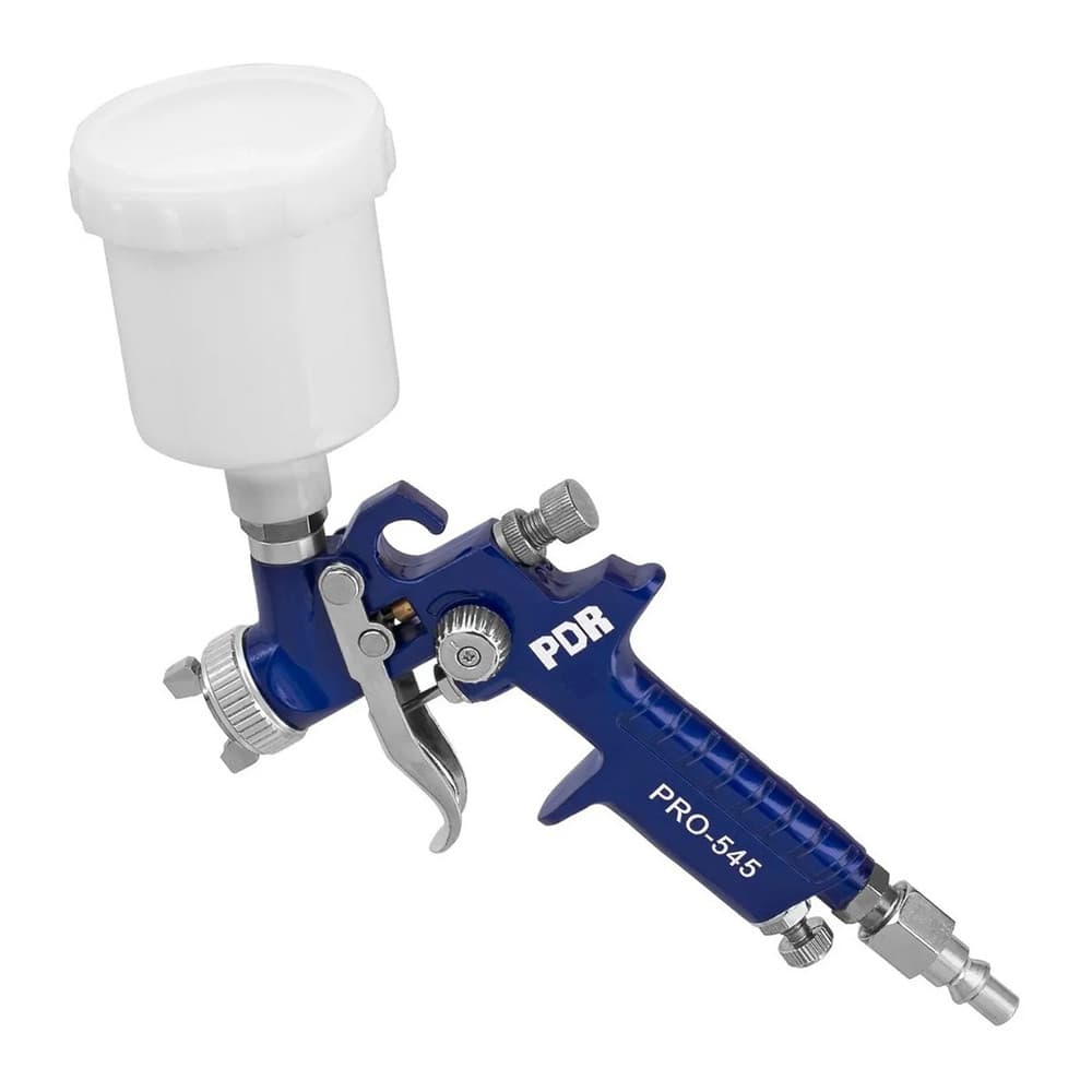 Pistola de Pintura Gravidade Mini 125ml Tipo HVLP com Bico 1.0mm PDR LDR2 PRO-545