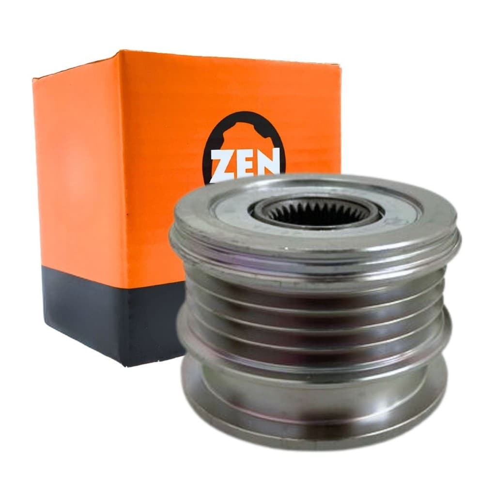 Polia Roda Livre Alternador 4 Filetes Para Renault Logan 1.0 3C Sandero 1.0 3C Zen 501443 F620306